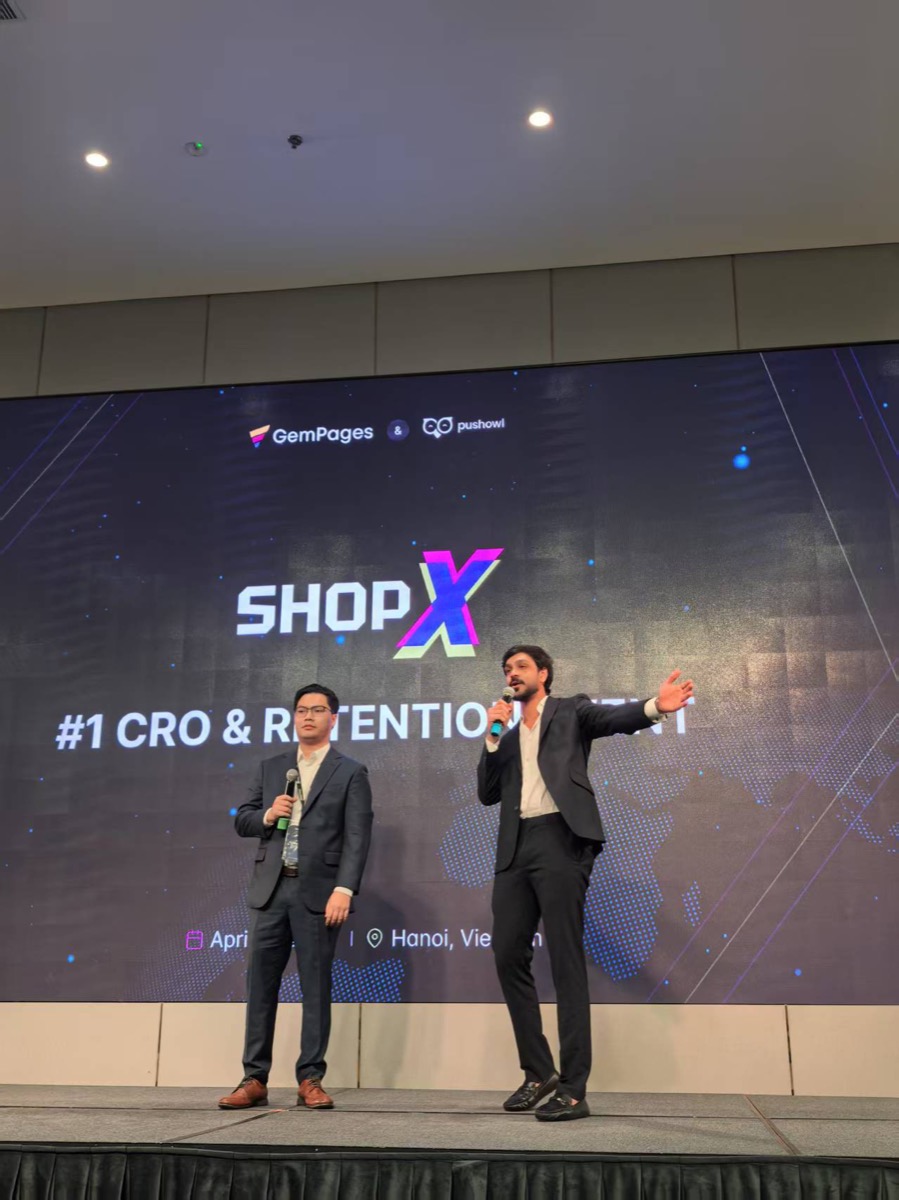 Chris Koh on stage at ShopX 2025